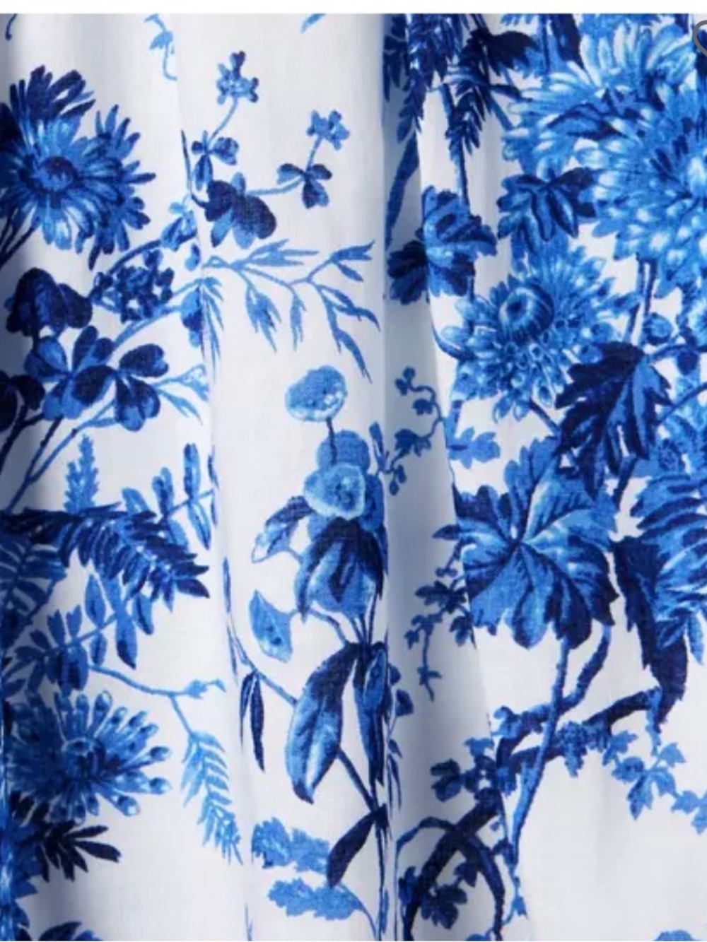 Janie and Jack Blue & White Floral Ruffled Dress - Picture 4 of 8
